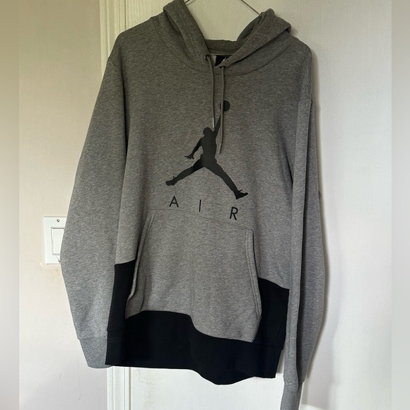 Jordan Other - Rare Air Jordan Jumpman Fleece Hoodie Men’s Size L Carbon Heather